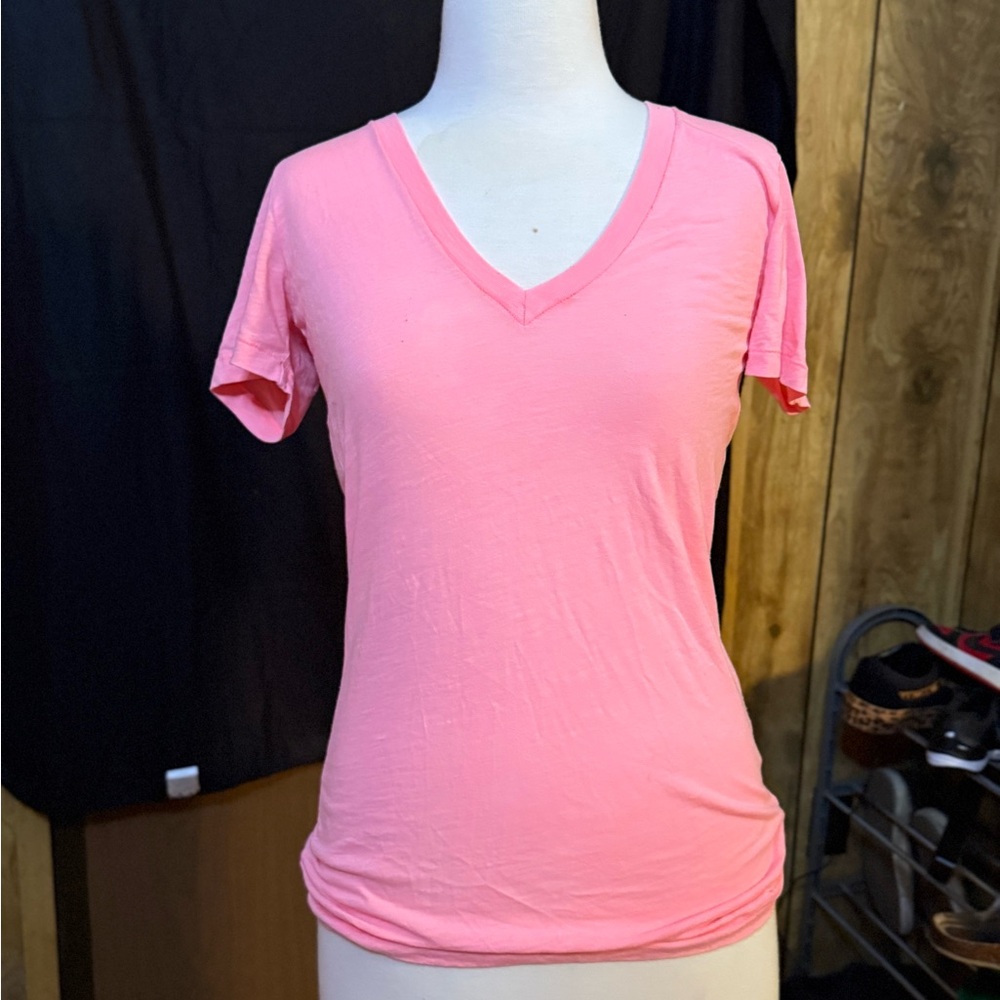 PINK Victoria's Secret Fitted Short Sleeve T-Shirt Soft Pink